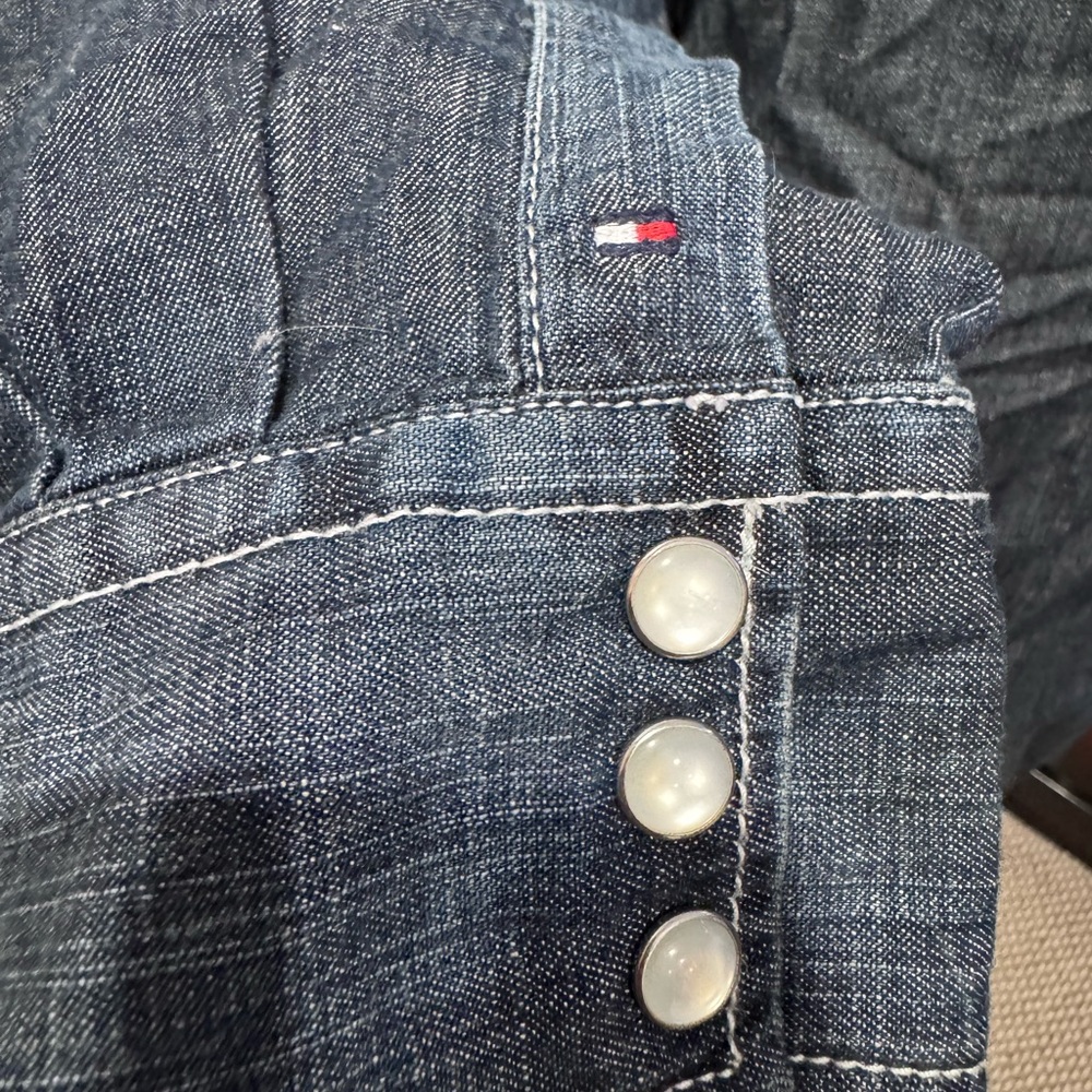 Tommy Hilfiger Dark Blue Denim Shirt - Picture 5 of 10